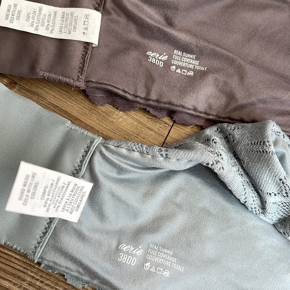 TWO Aerie “Real Sunnie” Full Coverage Bras - Picture 5 of 5